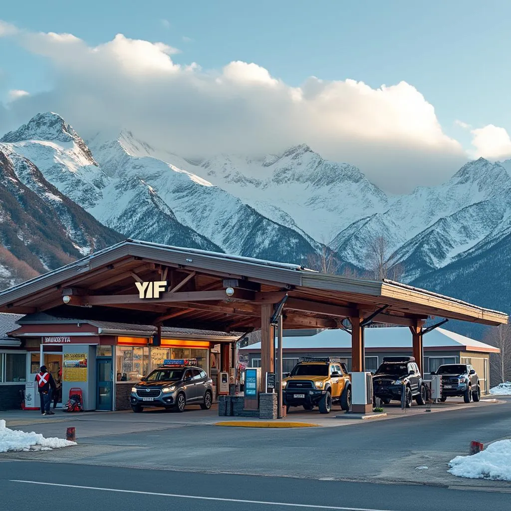 Estación YPF en Bariloche