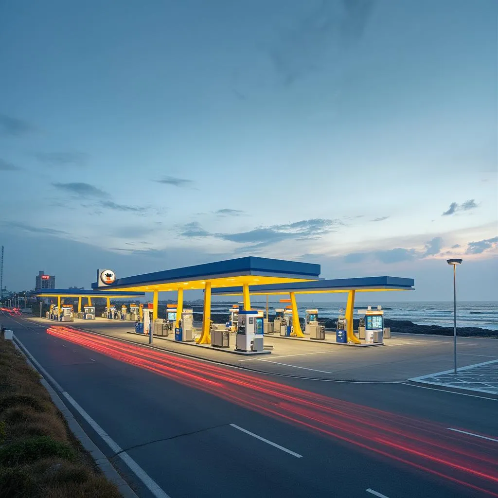 Estación YPF en Mar del Plata
