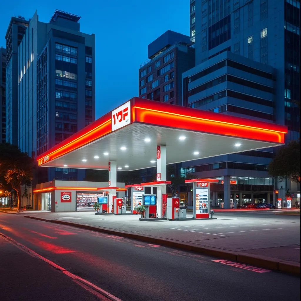 Estación YPF en Palermo, Buenos Aires