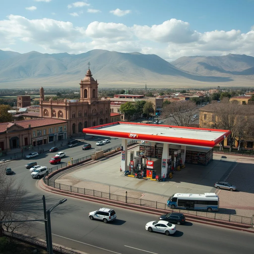 Estación YPF en Salta